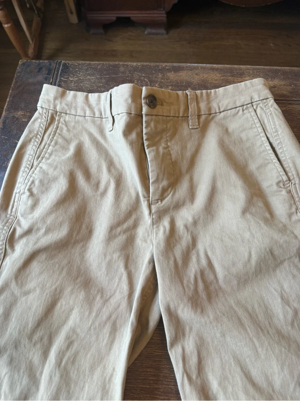 EUC J.Crew High Rise Girlfriend Chino Pants size 6